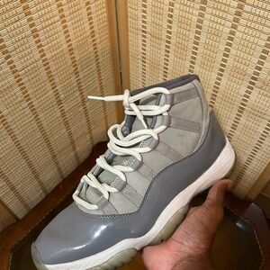 Cool Grey Jordan 11 size 10